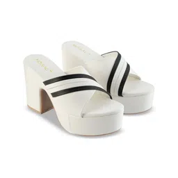 MOSAC Embellished Party Block Sandals-26