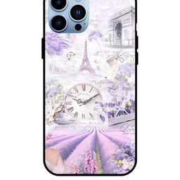 QRIOH Floral Printed iPhone 13 Pro Back Case Mobile Accessories-image-34