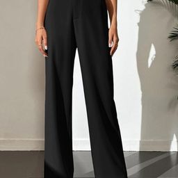 BROADSTAR Women Smart High-Rise Easy Wash Trousers-image-49
