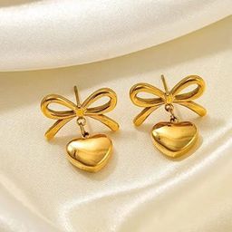 DressBerry Heart Shaped Drop Earrings-48
