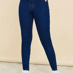 TYFFYN Women Classic Skinny Fit High-Rise Stretchable Jeans-picture-2