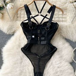 VAGHBHATT Net Baby Doll with High-Low image 3
