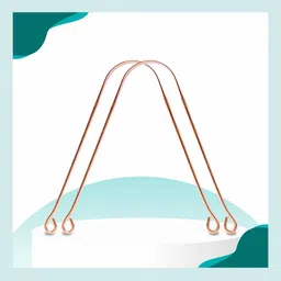 Nurpi Set Of 2 Copper Minda Tongue Cleaner For Oral Health Reduces Bad Breath-42