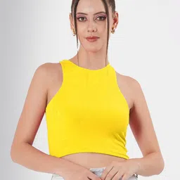 clobug Women Crepe Crop Top-picture-35