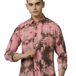 Voi Jeans Men Slim Fit Opaque Printed Casual Shirt-image-97