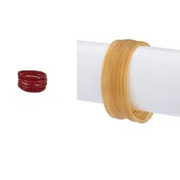 1ST TIME Set Of 16 Red Alloy Bangles-picture-4