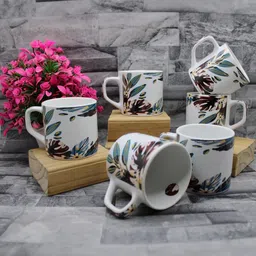 laghima jadon Multicoloured Printed Ceramic Matte Cups Set of Cups and Mugs-28