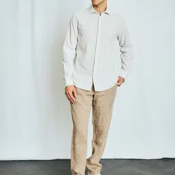 Bruun & Stengade Men Solid Regular Fit Mid-Rise Trousers-image-14