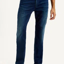 Levis Men Slim Fit Mid-Rise Light Fade Stretchable Jeans-picture-3