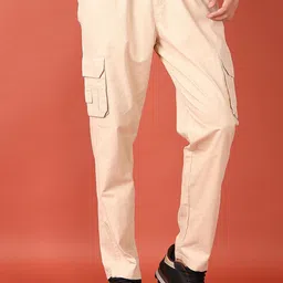 V-Mart Men Solid Mid Rise Regular Fit Track Pants-image-94