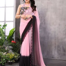 Munir Ombre Poly Georgette Saree-picture-12