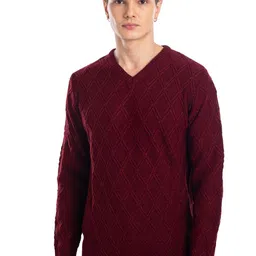 AXMANN Men Ribbed Woollen Pullover-image-27