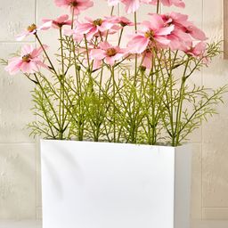 Home Centre Pink & Green Artificial Flower With Pot-image-15