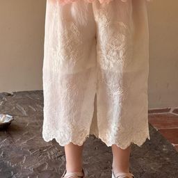LULU & SKY Girls High-Rise Wide Leg Culottes Trousers-image-67
