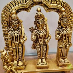 Aakrati Gold-Toned Ram Darbar Religious Idol Showpiece-image-17