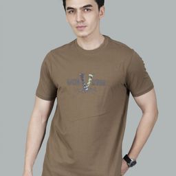 Fort Collins Typography Printed Round Neck Cotton T-shirt-image-84