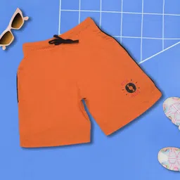 Dollar Champion Kidswear Pack of 4 Boys Solid Regular Fit Shorts-image-25