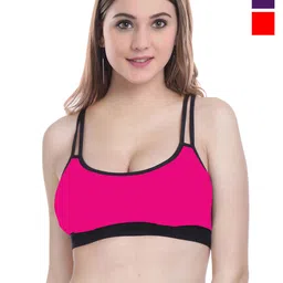 Samvar Multi Cotton Non-Wired Non Padded Minimizer Bra-picture-4