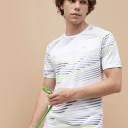 Fame Forever by Lifestyle Men Striped Printed Round Neck T-shirt-image-90