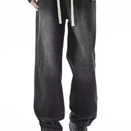 StyleCast x Revolte Men Relaxed Fit Mid-Rise Light Fade Jeans-image-51