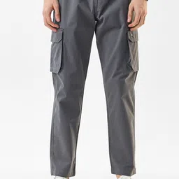 Snitch Men Snitch Grey Mid-Rise Regular Fit Cargo-image-85