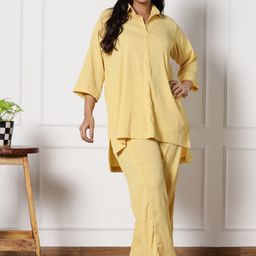 LetsDressUp Shirt Collar-Neck Top With Palazzo Co-Ords-image-33