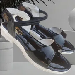 NEW LATEST Black Leather Sandals-image-77