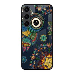 QRIOH Quirky Printed Lightweight Silicone Samsung Galaxy S245G Glass Back Case-image-89