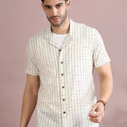 filori studio FILORI Men Comfort Opaque Striped Casual Shirt-picture-26