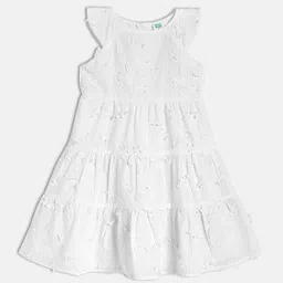 MINI KLUB Floral Embroidered A-Line Dress-picture-32