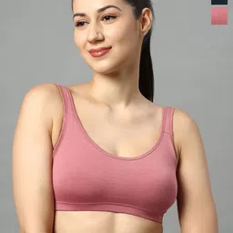 Luxora Pack Of 2 Full Coverage Lightly Padded Seamless Bra-5