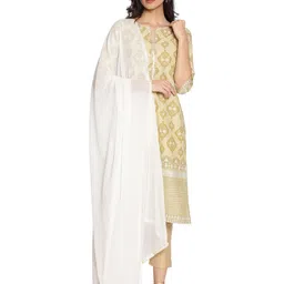 W Taping Border Dupatta image 3