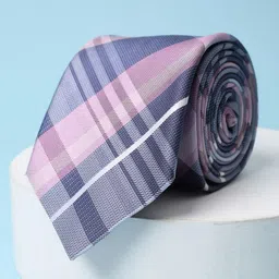 Van Heusen Men Checked Ascot Tie-image-1