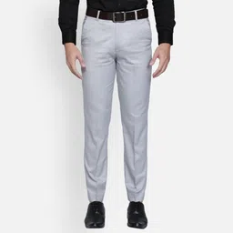 Haul Chic Men Relaxed Straight Leg Slim Fit Trousers-image-46