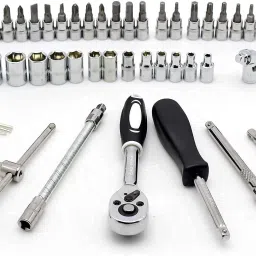 ashmakam 46 in 1 Tool Kit Spanner Set, Bike Tool Kit, Home Use Tools Kit, Goti Pana Set Combination Screwdriver Set image 3