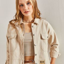 BIANCO LUCCI Women Crop Tailored Jacket-image-54