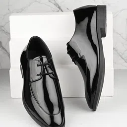 INVICTUS Men Lace-Up Formal Derbys-image-78