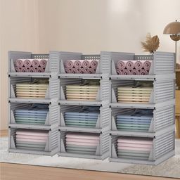 Aura Grey Set of 6 Reusable Multi-Utility Organisers-image-49