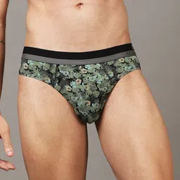 NEVER NEUD Printed Anti-Bacterial & Moisture Wicking Mid- Rise Basic Brief NN01-M801-S-picture-11