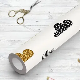 ArtzFolio White & Black Printed UV Resistant Wallpaper-image-55