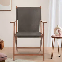 Chumbak Brown Bistro Folding Chair-1
