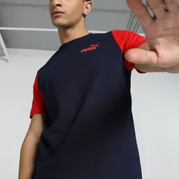 Puma ESS Contrast Sleeve Logo Slim Fit Tee-picture-51