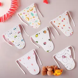 Kuber Industries Kids Set Of 6 Washable & Soft Padded Cotton Nappies & Diapers - Large-picture-13