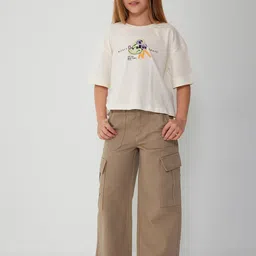 DeFacto Girls Cargos Trousers-image-23