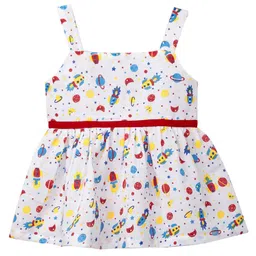 Babywish Girls Conversational Printed A-Line Dress-picture-16