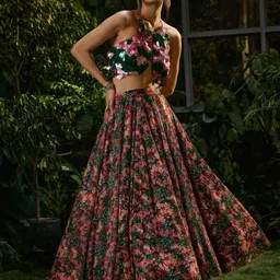 Payal & Zinal Printed Ready to Wear Lehenga Blouse With Dupatta-picture-25