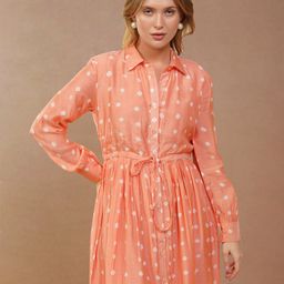 Zenava by Myntra Print Shirt Midi Dress-image-101