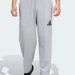 ADIDAS Men Brand Logo Printed Pure Cotton Mid Rise Track Pants-image-78