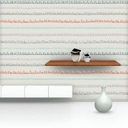 ArtzFolio Printed UV-Resistant Anti-Bacterial Hand-Drawn Stripes Peel & Stick Wallpaper-image-28
