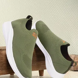 HRX by Hrithik Roshan Men Textured Slip-On Sneakers-image-53